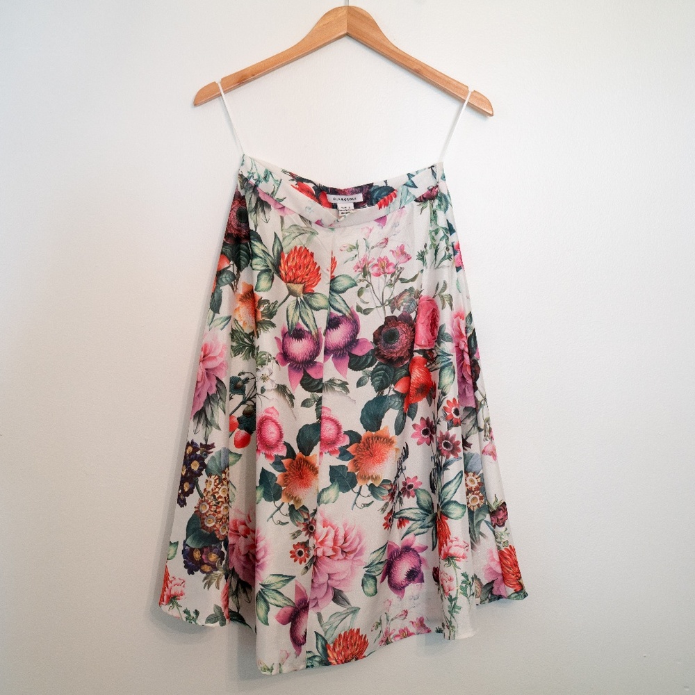 Glamorous Floral Midi Skirt
